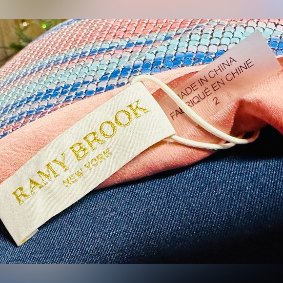 NEW! Ramy Brook Rainbow Chainmail Marisa Exclusive Top & Kate Mini Skirt Set - Picture 12 of 17